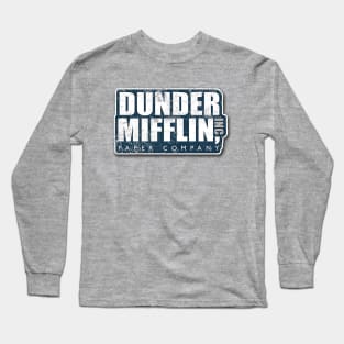 Dunder Mifflin Vintage Long Sleeve T-Shirt